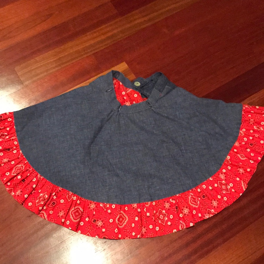 Circle skirt reversible